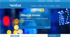 Desktop Screenshot of eolusvind.com